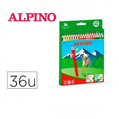 Цветные карандаши Alpino AL010600 Разноцветный 36 Предметы image 1