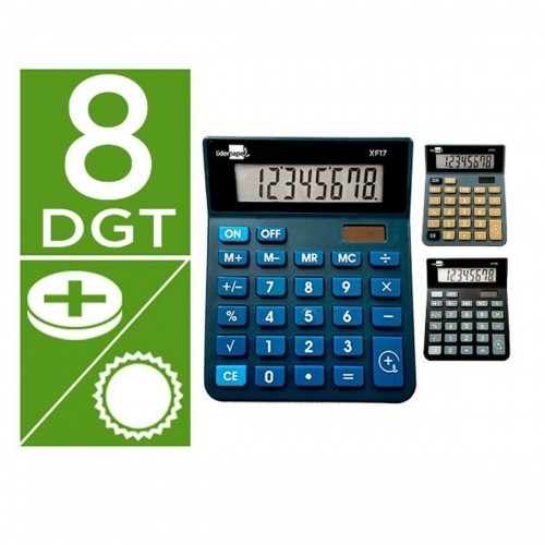 Kalkulators Liderpapel XF19 Plastmasa image 1