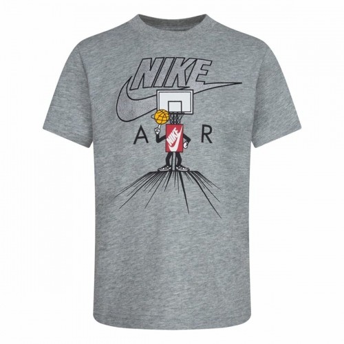 Krekls ar Īsām Piedurknēm Bērniem Nike Icons Of Play Pelēks image 1