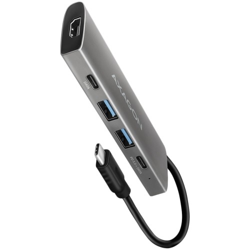 AXAGON HMC-5H USB-C 3.2 Gen 1 hub, 3x USB-A, 4K HDMI, PD 100W, 100cm USB-C cable image 1