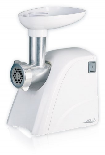 Adler AD 4803 mincer 800 W Stainless steel,White image 1