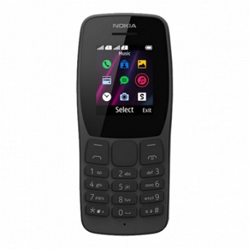 Nokia 110 DS Black (ENG,DE,HU,RUS, RO, PL) EU image 1