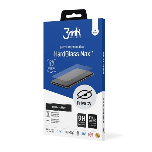 Apple iPhone 11 Black - 3mk HardGlass Max Privacy™ screen protector image 1