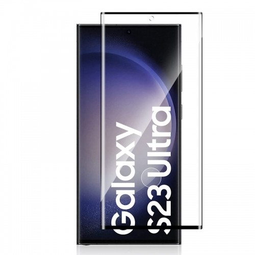 Evelatus 2.5D Полного покрытия стекло для Samung Galaxy S23 Ultra 5G (S918B) антистатическое/японский клей Черный image 1