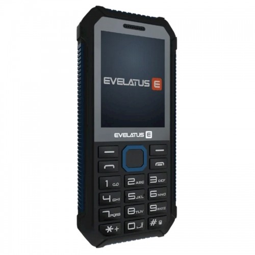 Evelatus Samson Gumijota IP67 Drošs Pogu Telefons ar Divām Sim kartēm & Ietilpīgu akumulātoru Melns image 1