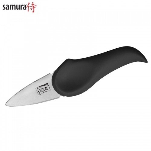 Samura Pearl нож для идеального открывания Устриц 73mm лезвие из Японской стали 59 HRC Черный image 1