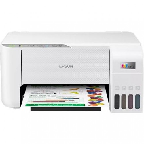 Epson Multifunctional Printer | EcoTank L3276 | Inkjet | Colour | 3-in-1 | A4 | Wi-Fi | White image 1
