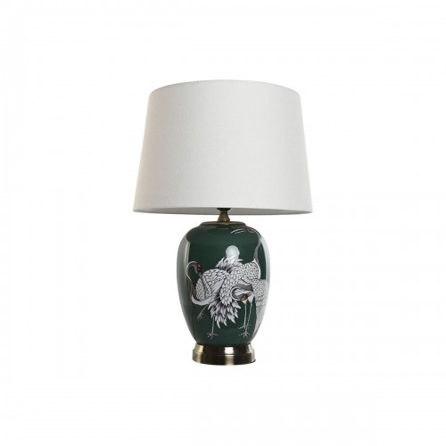 Galda lampa Home ESPRIT Balts Zaļš Tirkīzs Bronza Keramika 50 W 220 V 40 x 40 x 59 cm image 1