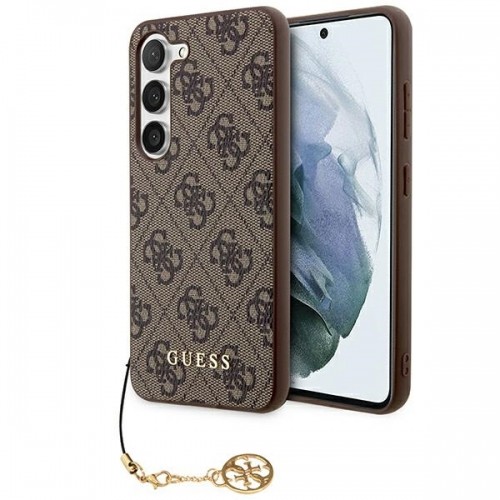 Guess GUHCSA55GF4GBR A55 A556 brązowy|brown hardcase 4G Charms Collection image 1