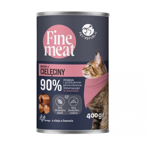 Petrepublic PET REPUBLIC Fine Meat veal dish - wet cat food - 400g image 1