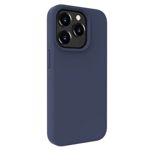 Evelatus Premium Magsafe Мягкого прикосновения силиконовый чехол-крышка Apple iPhone 15 Pro Полноч Синий image 1