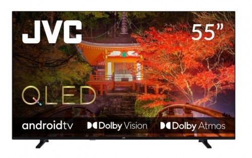 TV Set|JVC|55"|4K/Smart|QLED|3840x2160|Wireless LAN|Bluetooth|Android TV|LT-55VAQ330P image 1