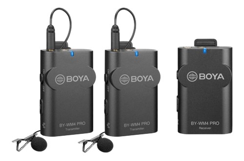 „BOYA BY-WM4 Pro“ dviejų kanalų skaitmeninis belaidis mikrofonas, Black / BOYA10093 image 2