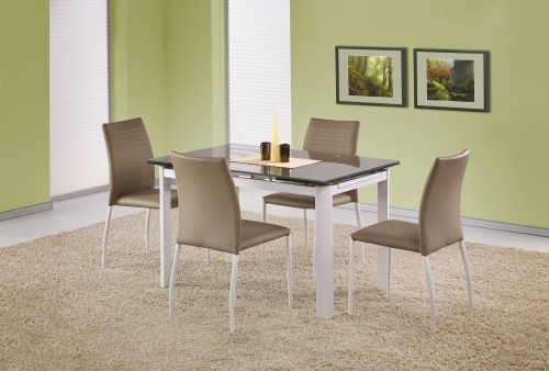 ALSTON extension table color: beige/white image 2