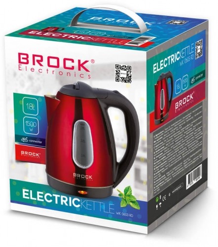 Brock Electronics BROCK Tējkanna elektriskā, 1,8L, 1500W image 2