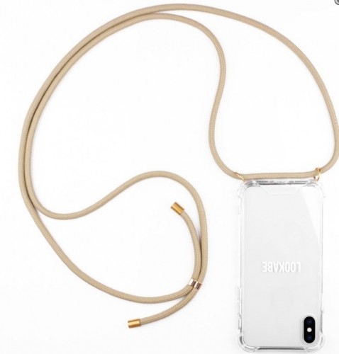 Lookabe Necklace iPhone Xs Max gold nude loo010 image 2