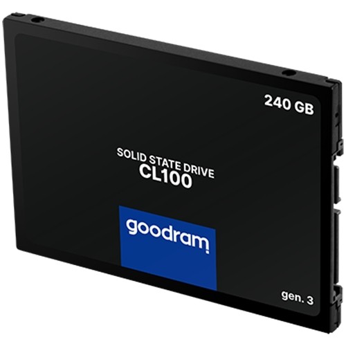 GOODRAM CL100 GEN. 3 240GB SSD, 2.5” 7mm, SATA 6 Gb/s, Read/Write: 520 / 400 MB/s image 2
