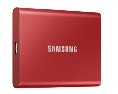 Samsung Drive SSD Portable T7 500GB USB 3.2 Gen.2 red image 2