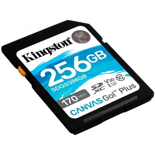 Kingston 256GB SDXC Canvas Go Plus 170R C10 UHS-I U3 V30 EAN: 740617301519 image 2