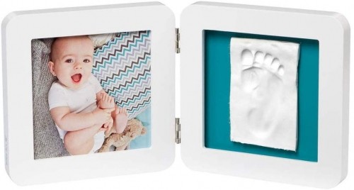 Baby Art Double 1P Essentials komplekts mazuļa pēdiņas vai rociņas nospieduma izveidošanai, balts - 3601097100 image 2
