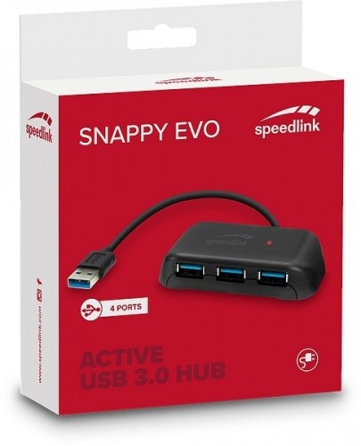 Speedlink USB hub Snappy Evo 4-port (SL140106) image 2