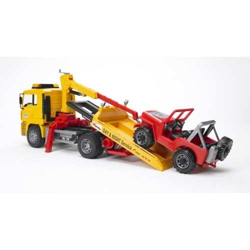 BRUDER tow truck with cross country vehicle, 02750 image 2
