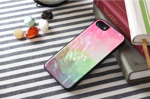 iKins case for Apple iPhone 8/7 water flower black image 2