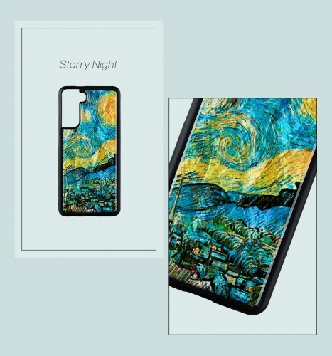 iKins case for Samsung Galaxy S21+ starry night black image 2