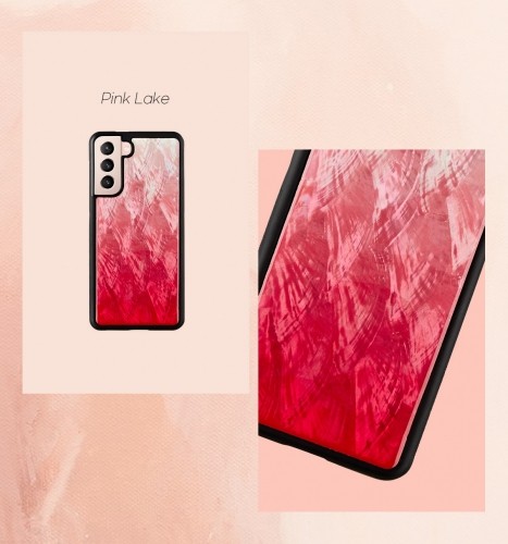 iKins case for Samsung Galaxy S21 pink lake black image 2
