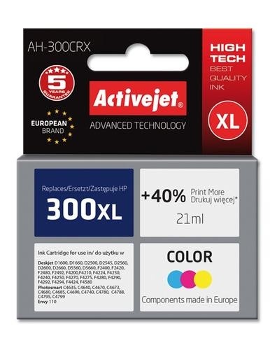 Activejet ink for Hewlett Packard No.300XL CC644EE image 2