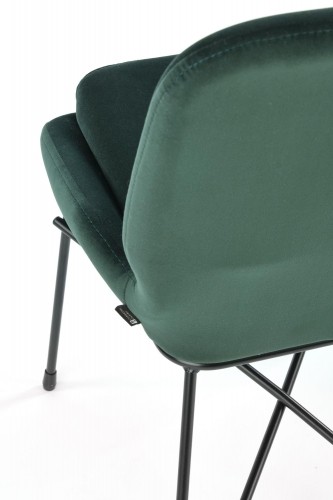Halmar K454 chair color: dark green image 2