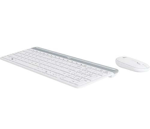 Logitech MK470 Slim Wireless Combo keyboard RF Wireless QWERTY Danish, Finnish, Norwegian, Swedish Silver, White image 2