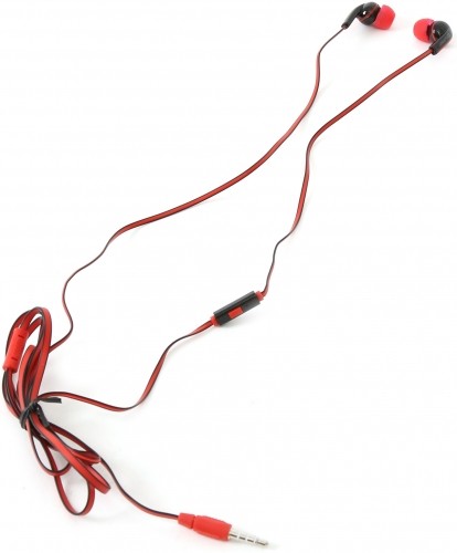 Platinet austiņas ar mikrofonu Sport PM1031, sarkanas (42945) image 2