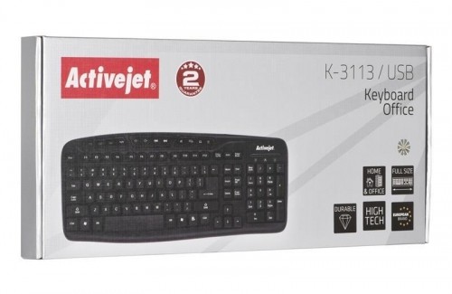 Activejet K-3113 membrane wired keyboard image 2