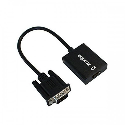 VGA uz HDMI Adapteris ar Audio approx! APPC25 3,5 mm Micro USB 20 cm 720p/1080i/1080p image 2