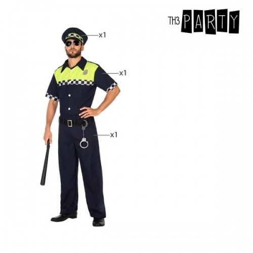 Bigbuy Carnival Маскарадные костюмы для взрослых Полиция (3 Pcs) image 2