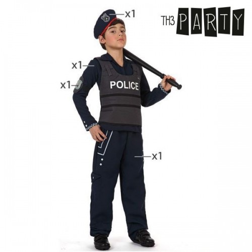 Bigbuy Carnival Svečana odjeća za djecu Policists image 2