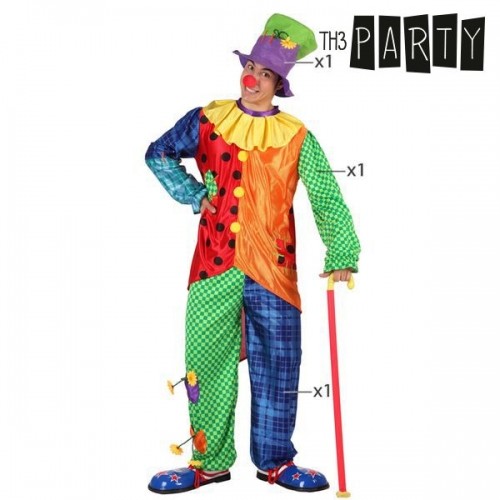 Bigbuy Party Svečana odjeća za odrasle Th3 Party 9449 Male clown image 2