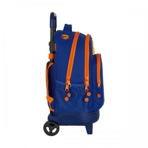 Школьный рюкзак с колесиками Compact Valencia Basket Синий Оранжевый image 2