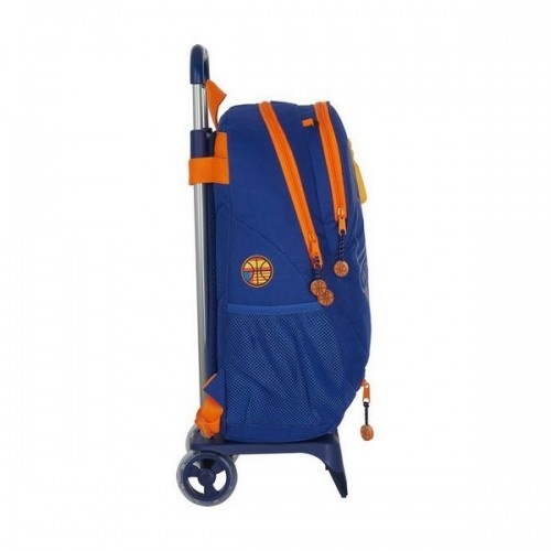 Школьный рюкзак с колесиками 905 Valencia Basket Синий Оранжевый image 2