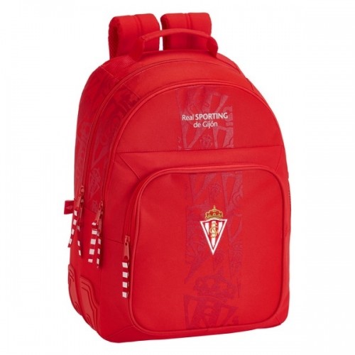 Real Sporting De GijÓn Школьный рюкзак Real Sporting de Gijón Красный image 2