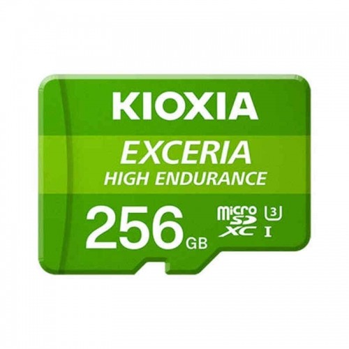 Mikro SD Atmiņas karte ar Adapteri Kioxia Exceria High Endurance Klase Nr. 10 / Klase 10 UHS-I U3 Zaļš image 2
