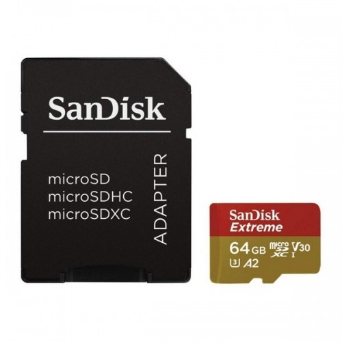 Mikro SD Atmiņas karte ar Adapteri SanDisk SDSQXA1-GN6AA C10 160 MB/s image 2