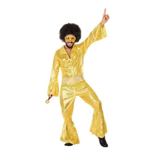 Bigbuy Carnival Маскарадные костюмы для взрослых Disco Позолоченный image 2