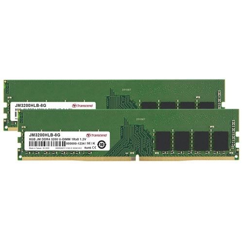 Transcend JetRam DDR4-3200 U-DIMM 8GBx2 Dual Channel image 2
