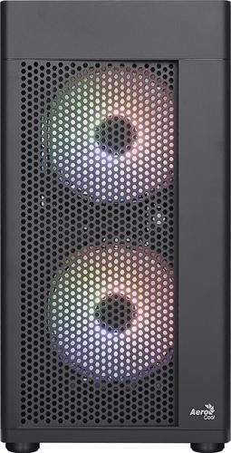 Aerocool HEXFORMBKV2 Micro ATX PC Case 3 Fans FRGB Black image 2