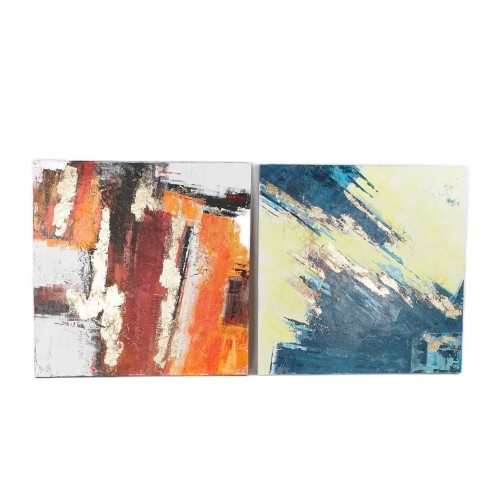 Glezna DKD Home Decor Abstrakts (100 x 3.5 x 100 cm) (2 pcs) image 2