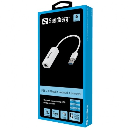 Sandberg 133-90 USB3.0 Gigabit Network Adapter image 2