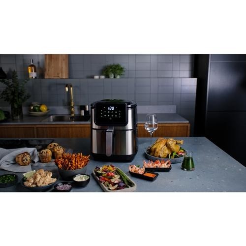 Electrolux E6AF1-4ST Single Stand-alone 1500 W Hot air fryer Black, Stainless steel image 2