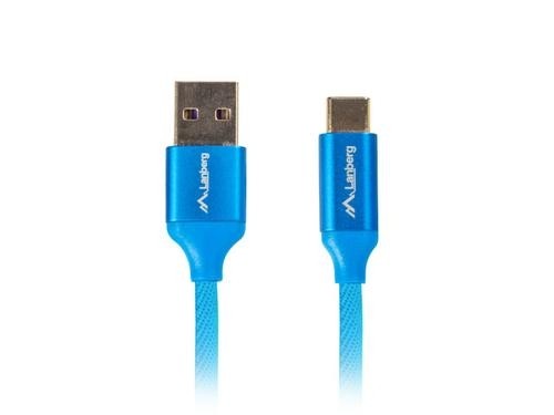 Lanberg CA-USBO-22CU-0010-BL USB cable 1 m USB 2.0 USB C USB A Blue image 2